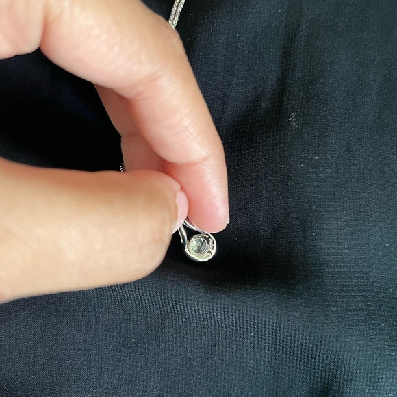 COPY - Silver pendant necklace with earrings - Picture 4 of 7